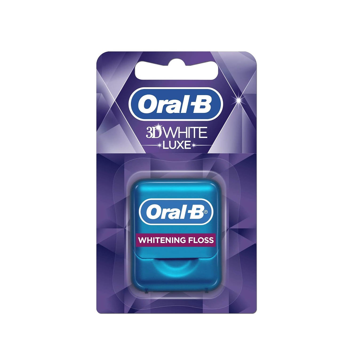 Oral-B 3DWhite Luxe - Dental Floss, Radiant Mint, 35 Metres