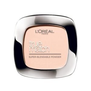 LOreal Paris Powder Foundation, Super-Blendable, With Hyaluronic Acid, True Match Perfecting Powder, C3