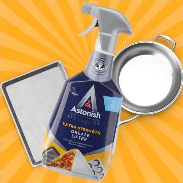 Astonish Specialist Extra Strength Grease Lifter Spray, Contains Baking Soda, 750ml - Image 3