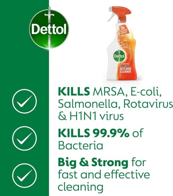 Dettol Power and Pure Kitchen Cleaner Spray, 1L [Packaging may vary] - Image 5