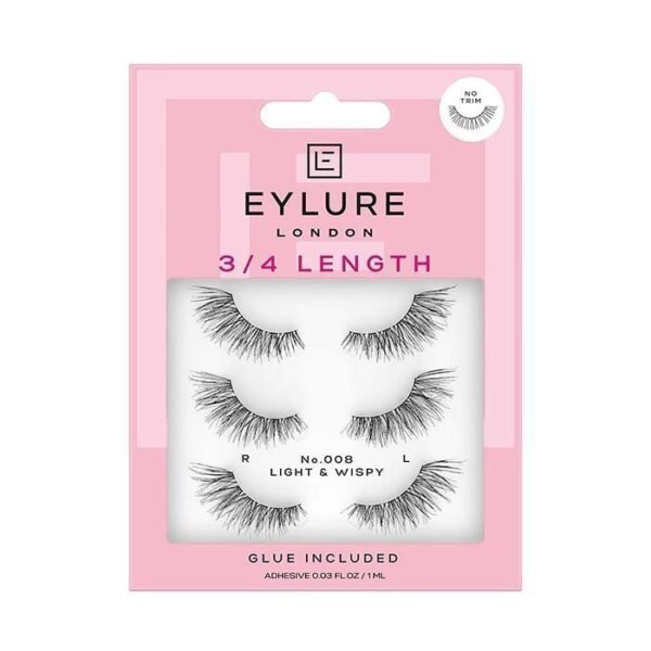Eylure LONDON 3/4 LENGTH 008 (Glue Included)