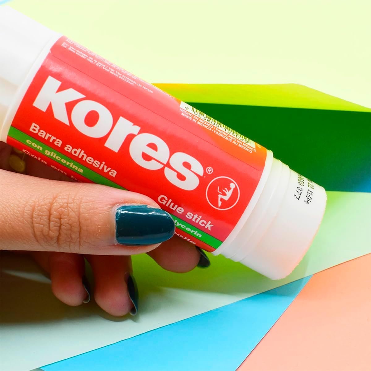 Kores - Glue Stick, Strong-Hold Adhesive, Safe and Non-Toxic Craft Glue - Pack of 2 x 8g - Image 4