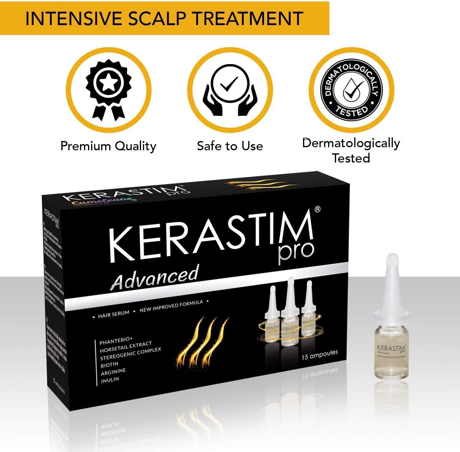 Hair Growth Serum, Leave-In Scalp Treatment, by Kerastim Pro - Image 2