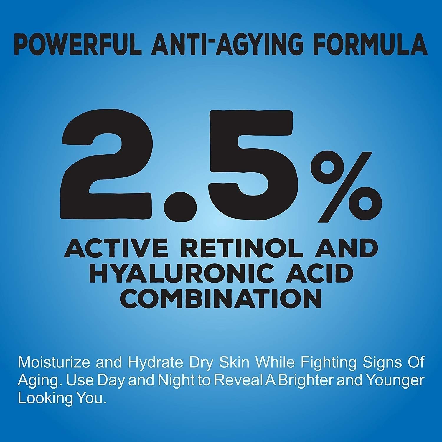 Retinol Moisturizer Cream,ETRONG Anti-aging Wrinkle Night/Day Cream - with 2.5% Retinol,Hyaluronic,Vitamin E and Jojoba Oil - Image 4